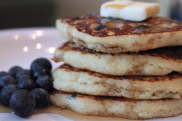 Post image for Blueberry Buttermilk Pancakes (Gluten-Free)