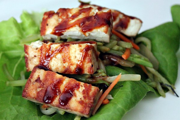 Post image for Grilled Tofu Lettuce Wrap