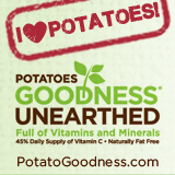 US Potatoes Blogger Badge