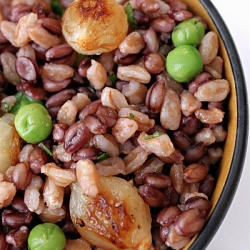 Thumbnail image for Green Pea and Caramelized Onion Whole Grain Salad