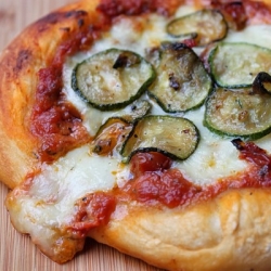 Thumbnail image for Zucchini and Tomato Pizza