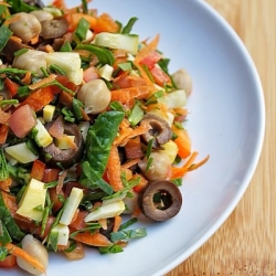 Thumbnail image for Chopped Vegetable and Chickpea Salad